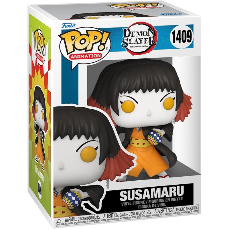 Funko Pop! Animation: Demon Slayer - Susamaru - 1/6 Odds For Rare Chase Variant- Figura in Vinile da Collezione - Idea Regalo -