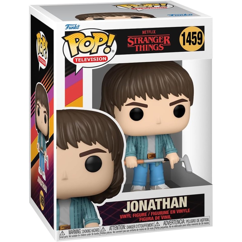 Funko Pop! TV: Stranger Things - Jonathan Byers With Golf Club- Figura in Vinile da Collezione - Idea Regalo - Merchandising