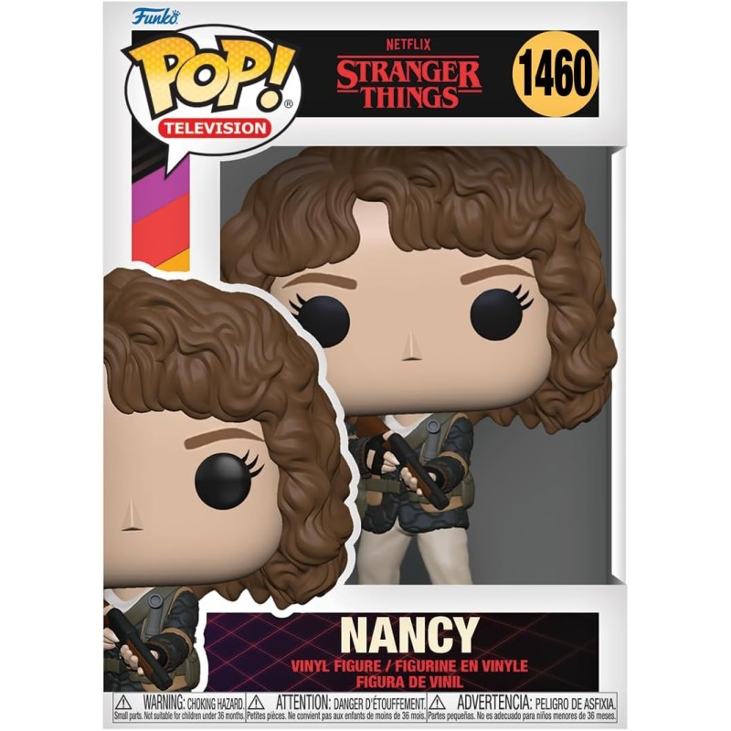 Funko Pop! TV: Stranger Things - Hunter Nancy Wheeler With Shotgun - Figura in Vinile da Collezione - Idea Regalo -