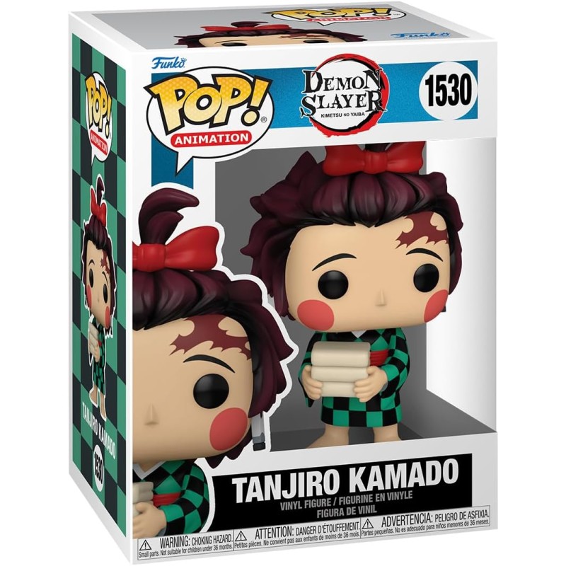 Funko POP! Animation: Demon Slayer - Tanjiro Kamado - (Kimono) - Figura in Vinile da Collezione - Idea Regalo - Merchandising